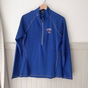 Chicago Cubs Under Armour Blue Half-Zip Sweatshirt